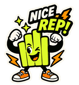 REPS training sticker